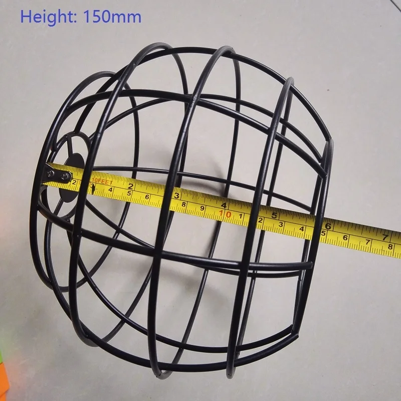 Классический скандинавский E27 dia.180mmx150mmH арбузный абажур лампа клетка 3 мм металлическая проволока рамка для винтажный светильник подвесной светильник DIY