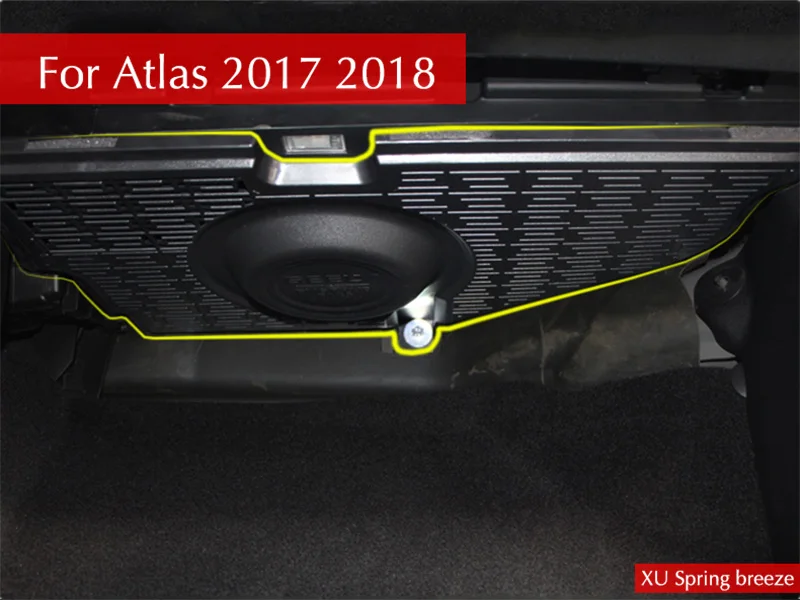 

Car co-driver car fuse Protection cover Car Styling For Geely Atlas 2017 2018