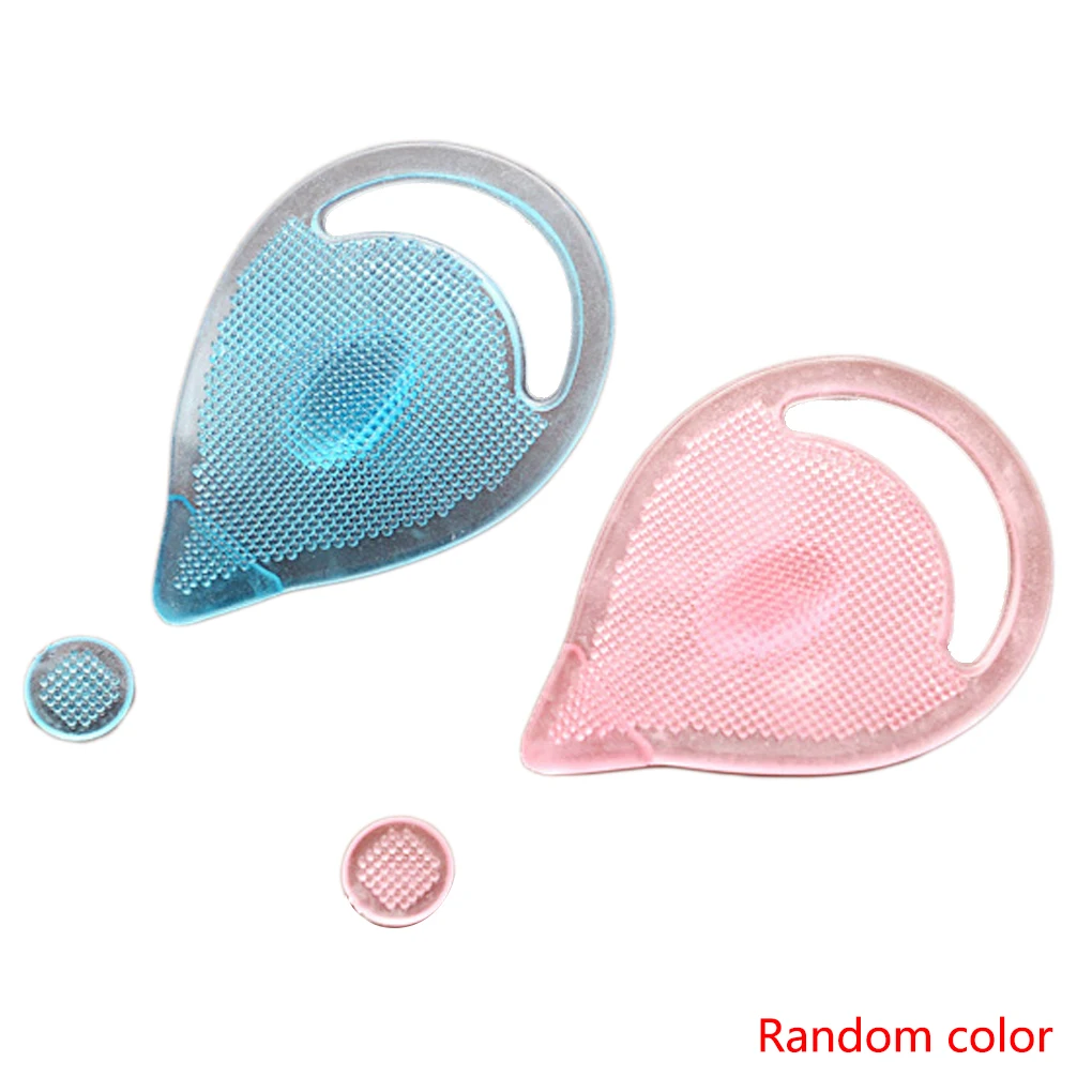 

Random Color Manual Operation Massager Silica Gel Nasal Pore Cleaning Cosmetic Brush Blackhead Remover Makeup Brush Cleanser