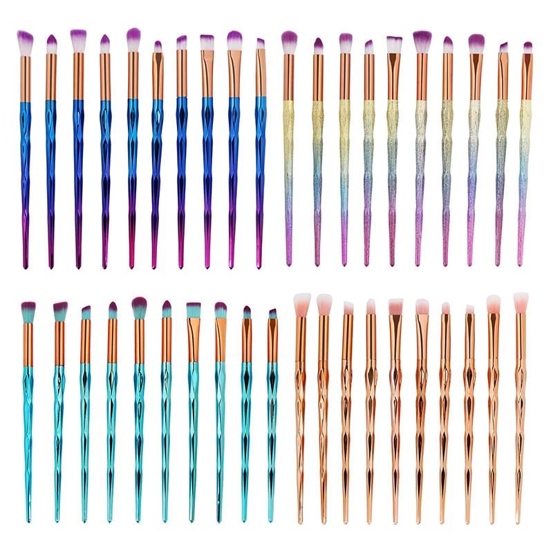 

MAANGE 10pcs/set Professional Eyebrow Eyeshadow Concealer Brush Soft Makeup Tool Kit Eyeliner Brow Foundation Make up Brushes