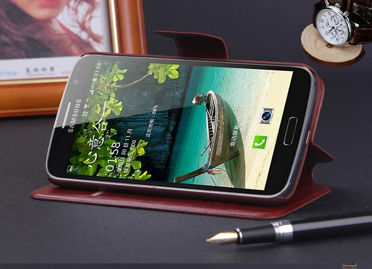Для Samsung Galaxy J4 Plus чехол флип для телефона из искусственной кожи 2018 J415F J415 SM J4Plus J 4