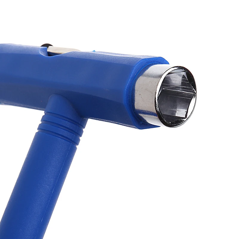 Universal Roller Skate Wrench Skateboard T Shape Tool Multi Function