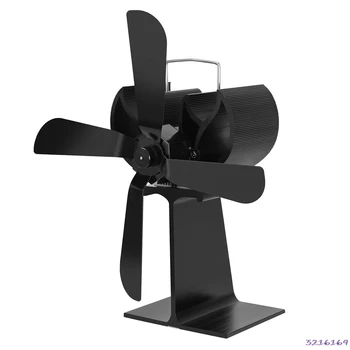 

Wood Burner Heater Eco Fan Stove Log Fireplace Fire Heat Powered Thermoelectric Ecofan Ultra Quiet 4 Blades