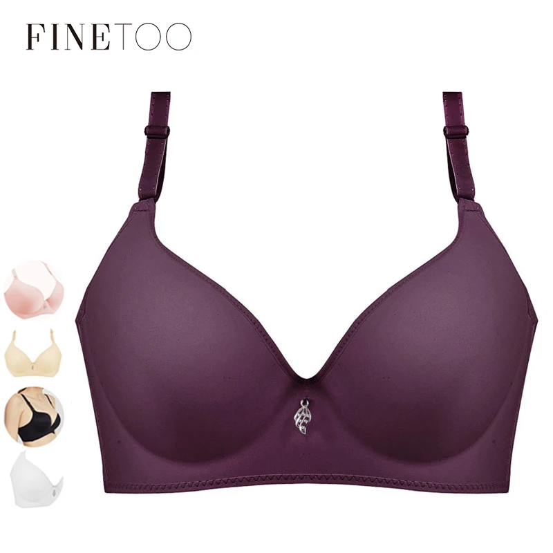 B C Cup Wire Free Bra For Women Ladies 2019 Breathable Sexy Underwear Female Fashion Push Up Bra Comfort Wireless Bra 5 Colors