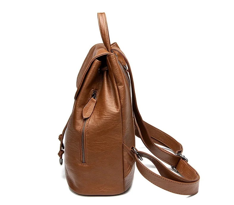 Бренд натуральной кожи Для женщин мягкая модная Mochilas девушки высокое качество рюкзак женский оригинальный дорожная сумка рюкзак C915