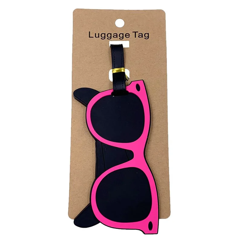 

Cute Portable Creative Eyes Luggage Tags Silica Gel Suitcase Cartoon Holder Baggage Boarding Addres Credt Travel Accessories