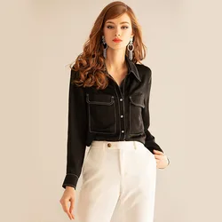 Blusa de las Mujeres Camisas de Manga Larga Nueva Primavera Verano Dar Vuelta Abajo Collar Dama Tops Trabajo de Oficina Informal Blusas Camisas Blusas Femininas Blusa de las Mujeres Camisas de Manga Larga Nueva Primavera Verano Dar Vuelta Abajo Collar Dama Tops Trabajo de Oficina Informal Blusas Camisas Blusas Femininas