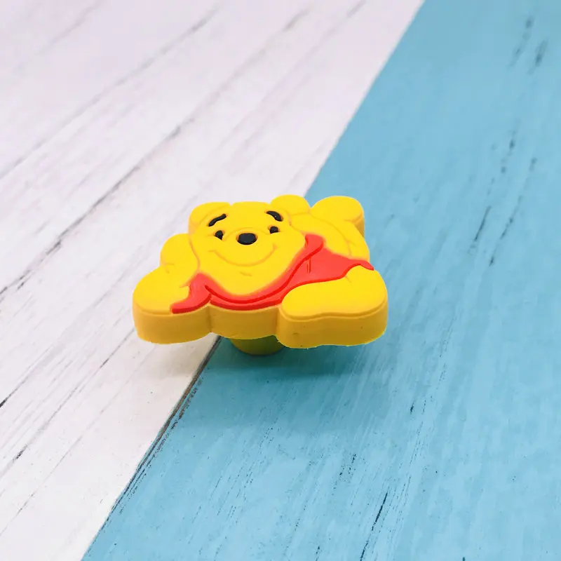 الأطفال غرفة سلامة مقابض للأدراج لينة المطاط الكرتون الدب مضمد مقبض طفل خزانة مقابض لطيف خزانة مجلس الوزراء التأثيرات المقبض