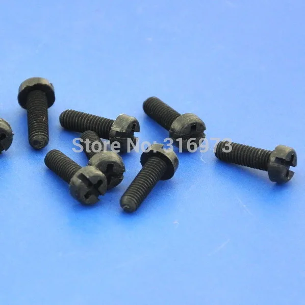 

(50 pcs/lot ) M3x10mm Black Nylon Screw.