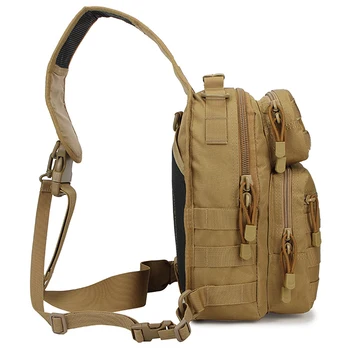 

Single Shoulder Fishing Tackle Bag Outdoor Utility Sling Fishing Backpack Crossbody Chest Bag for Fishing Shoulder Backpack