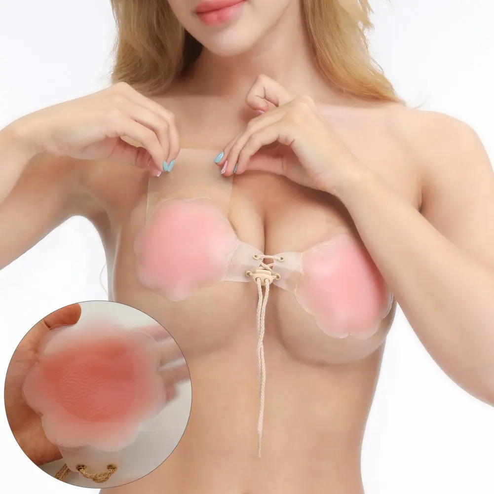 Женский сексуальный чехол для сосков, невидимая лента для подтягивания груди, клей, силиконовые лепестки для груди, аксессуары для женщин, 10 см