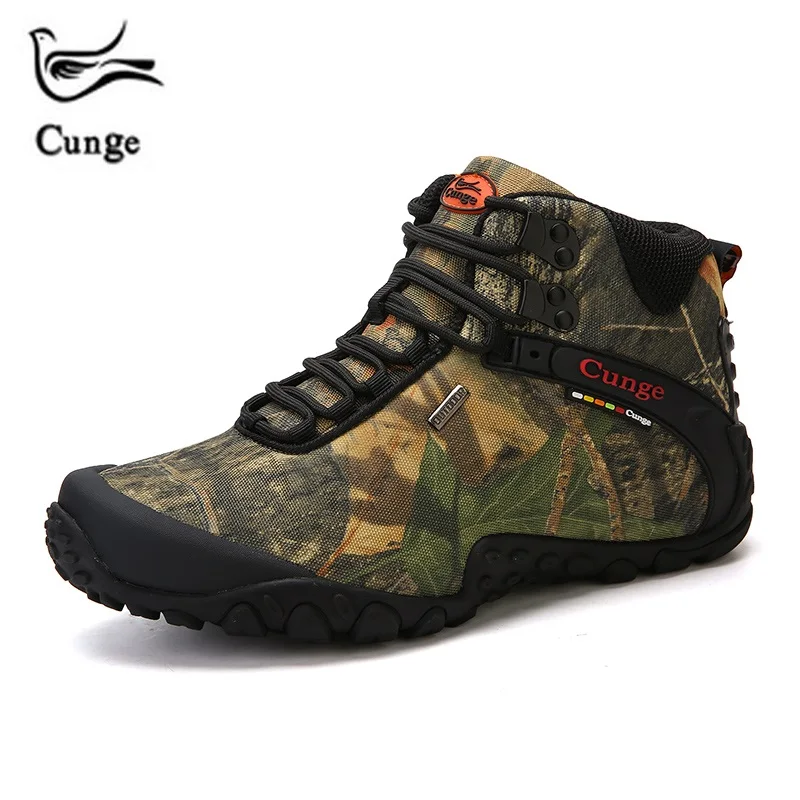 

Cunge New High Quality Mens Hiking Shoes New Autumn Winter Boots Brand Trekking Shoes