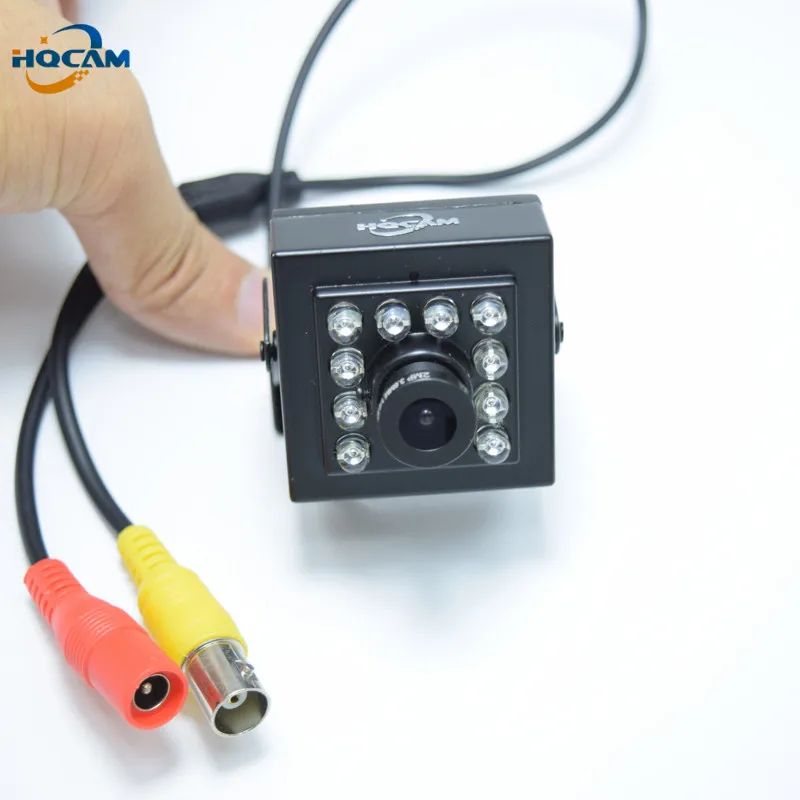 Hqcam ночного видения Мини Камера 10 шт. 940nm LED 600TVL 1/4 "Цвет HD CMOS 600TVL высокое Разрешение 3.6 мм объектив видеонаблюдения Камера