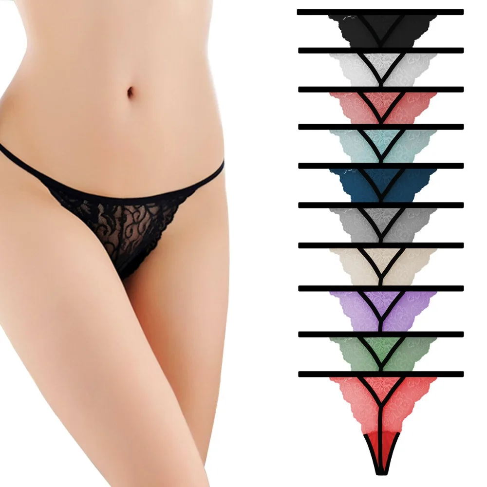 

USA Size Seamless Stretchy Lace Sexy Women's Underwear Panties Modis G-String Thong Plus Size T-Back Sexy Lingerie Ladies Tanga