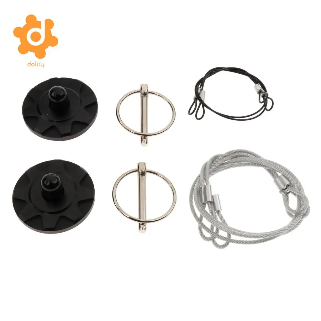 Aluminum Alloy Car Engine Hood Cover Lock Pull Line Bonnet Lid Latch