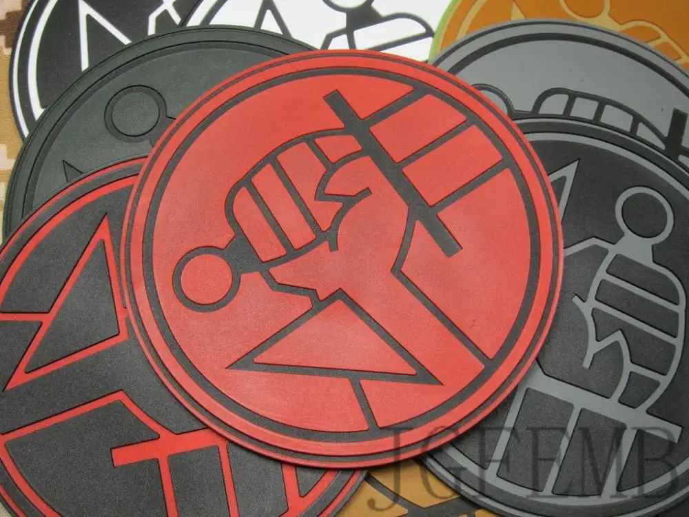 

Hellboy B.P.R.D.Tactical Morale 3D PVC patch Bureau of Paranormal Research and Defense 10cm*10cm