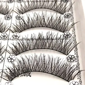 

SHIDISHANGPIN 1 box eyelashes natural long synthetic hair lashes hand made eyelash extension 1cm-1.5cm faux cils maquiagem L2