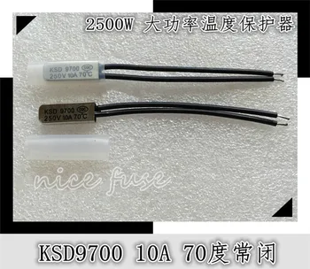 

KSD9700 since the resumption of the metal shell with a line thermostat 250V / 10A 70 degrees normally closed power 2500W