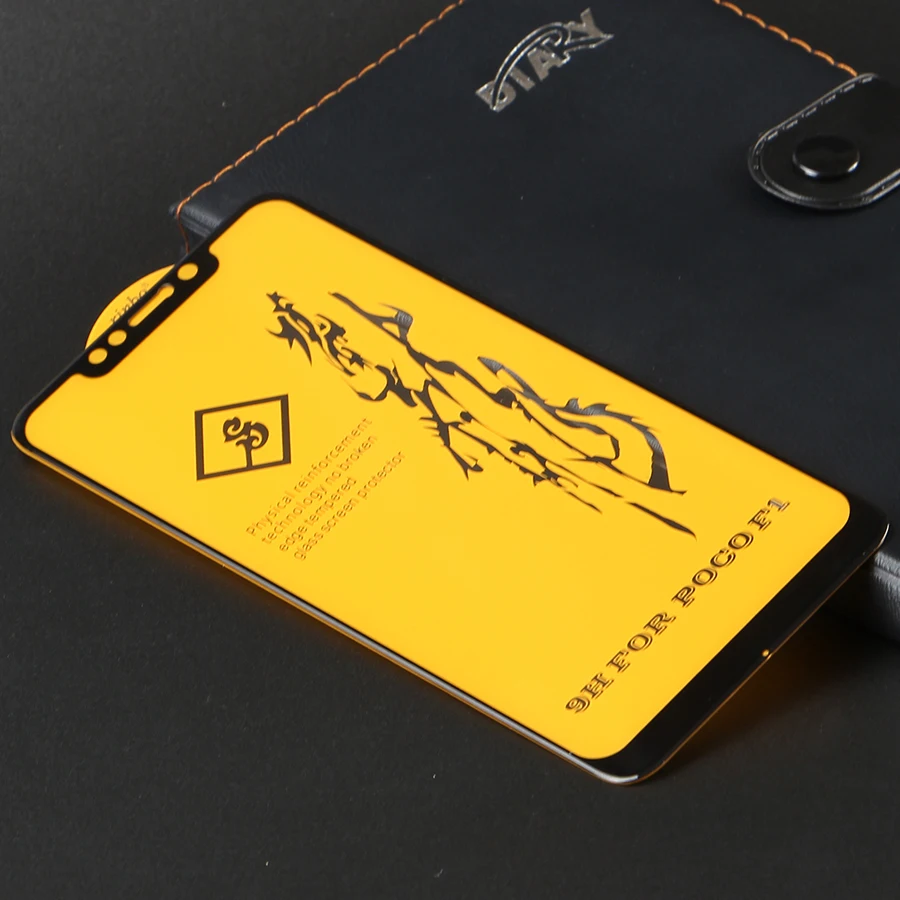 WOLFPSYCH Новый 6D Полный Клей закаленное Стекло для Xiaomi Pocophone F1 полное покрытие Экран