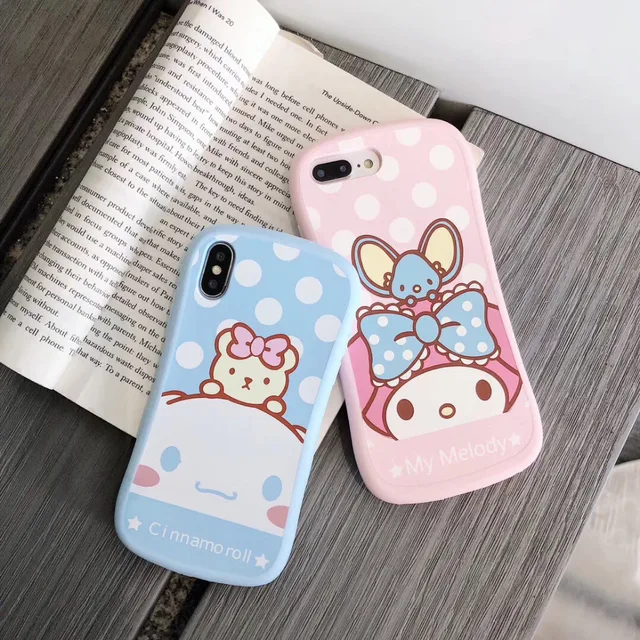 Sanrio Cartoon Cinnamoroll Soft Silica Mobile Phone Case For IPhone