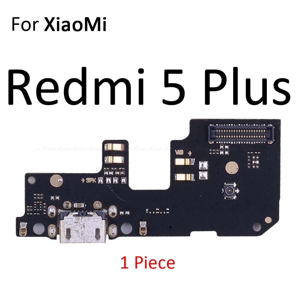 Соединительная плата для зарядки, гибкий кабель с микрофоном для XiaoMi PocoPhone F1 Redmi Note 7 6 5 Pro Plus 7A 6A S2