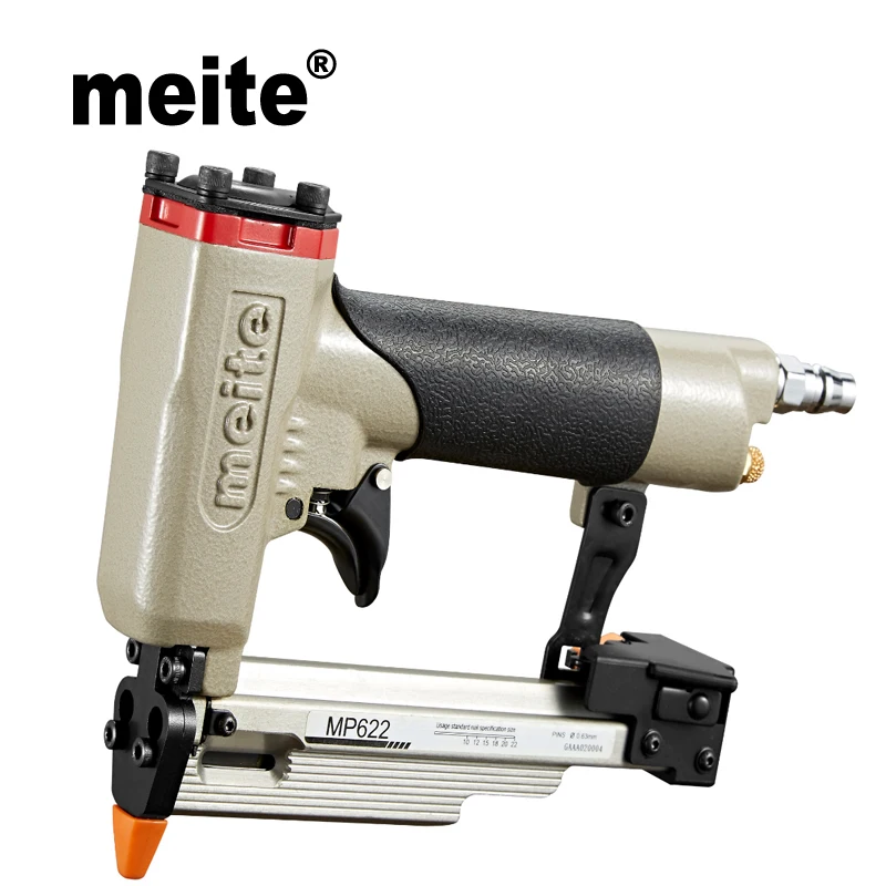 MP622 meite брендовый пистолет для ногтей air Micro pinner 12-22 мм безголовых штифтов 23 калибра