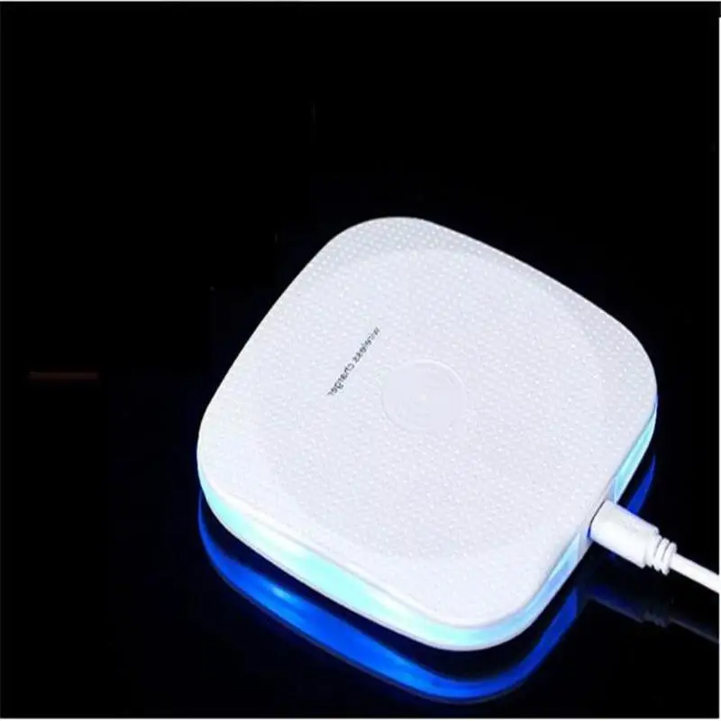 

Blue LED light Qi Wireless Charger Charging Pad For SAMSUNG GALAXY S6 Edge Plus S7 Note5 Lumia 920 HTC 8X LG3 G4 D1