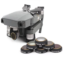 Sunnylife Lens Mavic Pro Filter ND4 ND8 ND16 ND32 CPL MCUV Filter for Dji MAVIC Pro Drone Easy to Mount