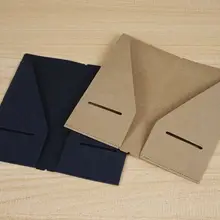 Стандартный блокнот путешественника получить мешок моющаяся бумага для рукоделия купюр два получить мешок два слота для карт