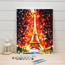 Краска по номерам акриловый цвет искусство DIY Ручная Рисование цифровая краска ing на холсте настенные картины для гостиной Свадебные украшения