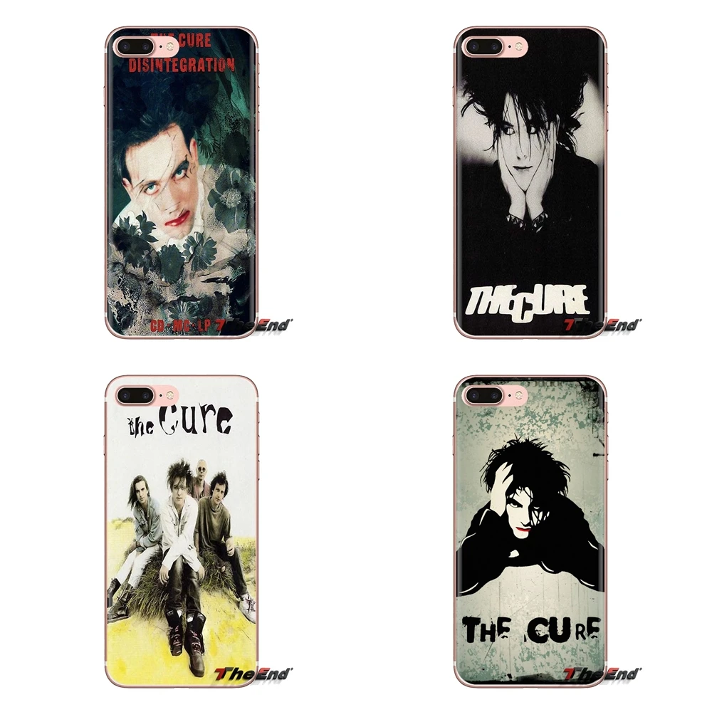 

TPU Transparent Bag Case For Xiaomi Redmi 4A S2 Note 3 3S 4 4X 5 Plus 6 7 6A Pro Pocophone F1 O-Neck Banshees Face Punk The Cure