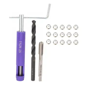

18Pcs Stainless Steel Thread Repair Insert Kit Wire Screw Sleeve Threaded Inserts High Quality