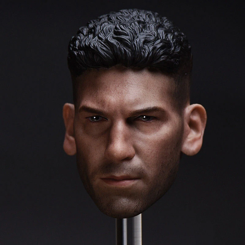 

1:6 Collection Jon Bernthal Head Carving Model Collectible Male Head Model Sculpt 12" Action Figure Doll