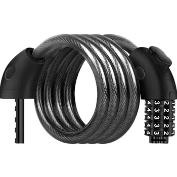 

Mountain Road 1.8m Bike Lock 5 Digit Code Combination Bicycle Security Lock Anti-theft Steel Wire Cycling Bike Bicycle Locks
