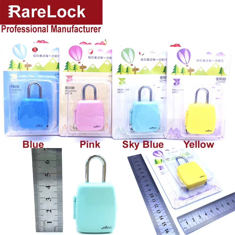 Rarelock MS516 Комбинированный Замок с цветным замком для путешествий, женские сумки, рюкзак, сумка для школы, ящик для спортзала, шкафчик, дневник, сделай сам, я