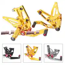 Arashi Brand CNC Rearset Rear Set Footpegs For Triumph Speed Triple 1050 2011 2012 2013 2014 Adjustable