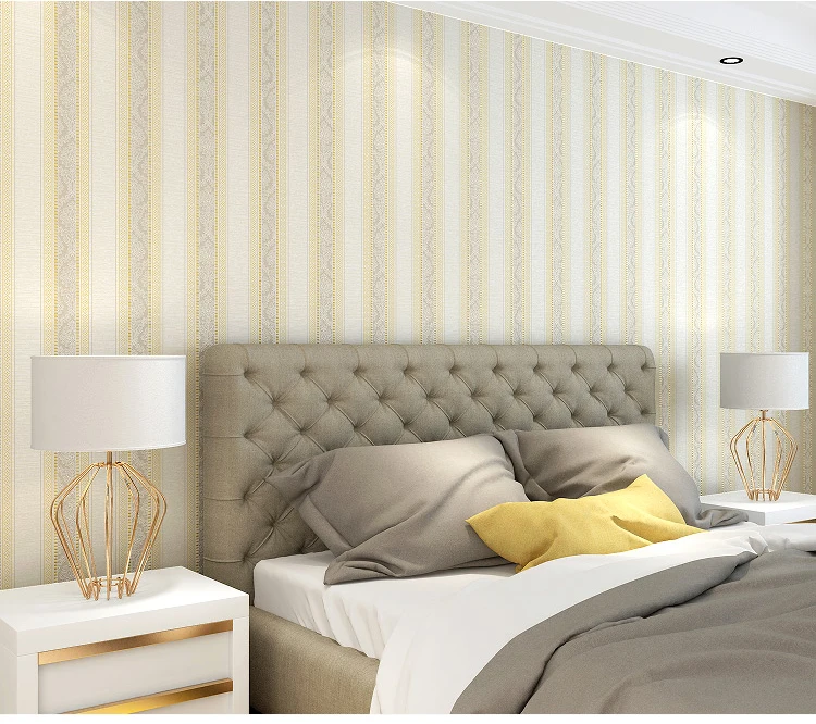 Простой роскошный настенный Декор, Современная полосатая настенная бумага для спальни, столовой, гостиной, дивана, телевизора, фон, 3D настенная бумага в рулонах