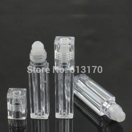 

Free Shipping 6ml square lip gloss bottle,essential oil bottles,Empty roller bottle,cosmetics packing container for women men