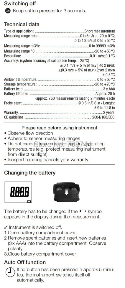 Testo 405-V1 7