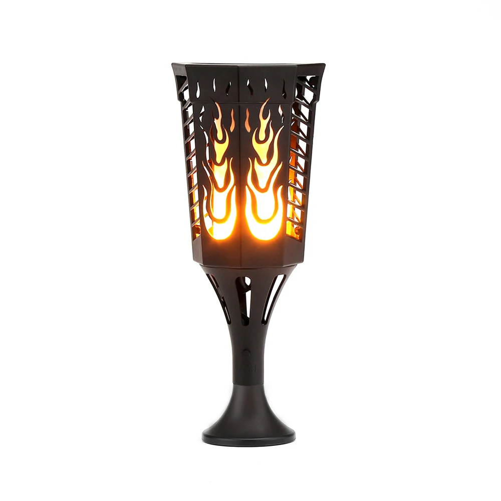 Levou as Luzes do Jardim da Lâmpada à Prova 2-pacote de Energia Luz para Jardim Solar Recarregável Água Tochas Chama Dança Gramado Jardim Garagem d' Ip65 7 High Quality solar garden led