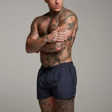 Летние шорты мужские модные брендовые пляжные шорты мужские быстросохнущие шорты удобные штаны для бега фитнес мужские шорты для бодибилдинга