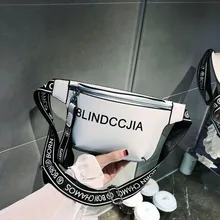 Модная кожаная сумка унисекс, поясная сумка, полоска с надписью, на плечо, на молнии, поясные сумки, дорожные нагрудные сумки, sac banana femme#20