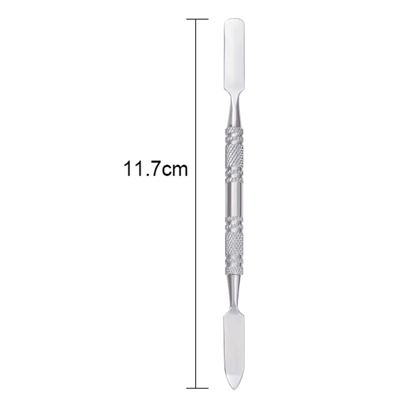 УФ-гель для ногтей для удаления лака кутикулы толкатель из нержавеющей стали для удаления мертвой кожи инструмент для маникюра ногтей для снятия лака - Цвет: 22