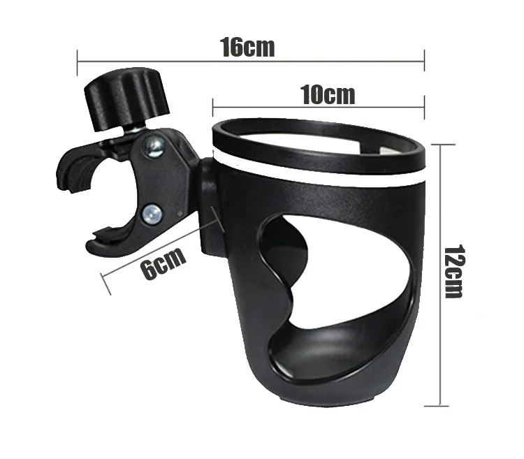 New Baby Stroller Cup Holder Rack Bottle Universal 360 Rotatable Cup Holder for Milk Bottle Cart Pram Stroller Accessories