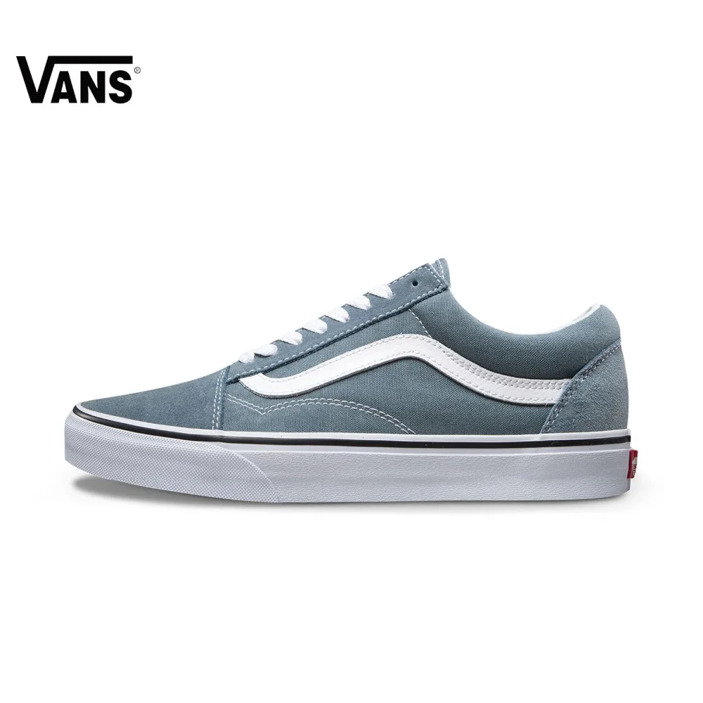 

Original Vans Blue Color Unisex Men's and Women's Skateboarding Shoes Sports Shoes Canvas Shoes Sneakers