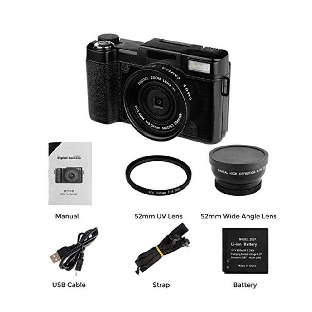 LCD Digital Camera Full HD 1080P Professional Video Camcorder Vlogging Camera Good quality LCD Digital Camera Full HD 1080P Professional Video Camcorder Vlogging Camera Good quality