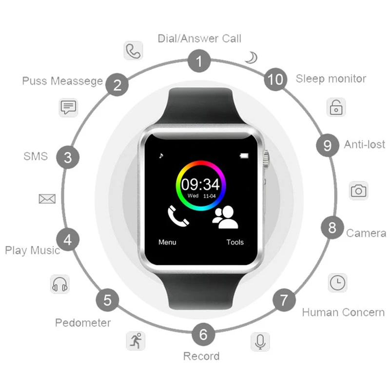 2018 Bluetooth Для женщин мужчин Смарт часы GT08 для Apple iphone IOS Android телефон наручные одежда