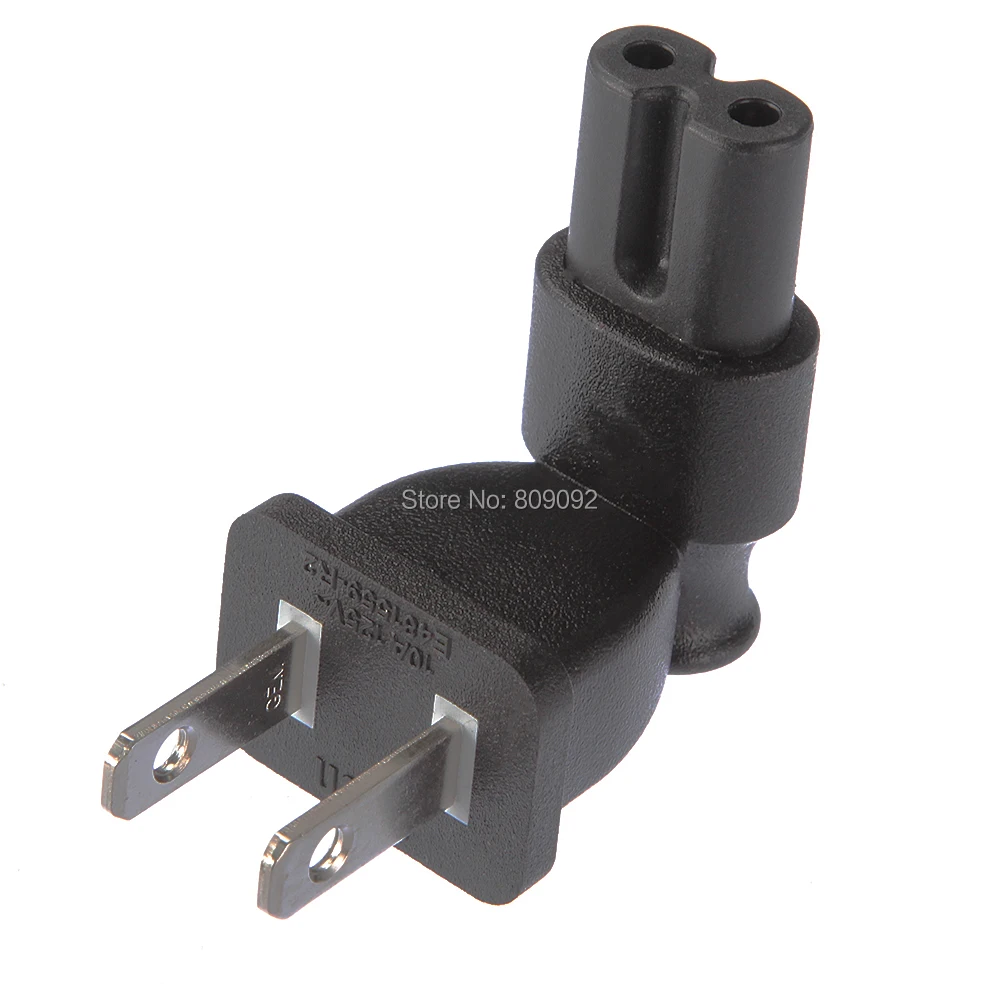 High Quality Right Angle AC Power Plug Adapter