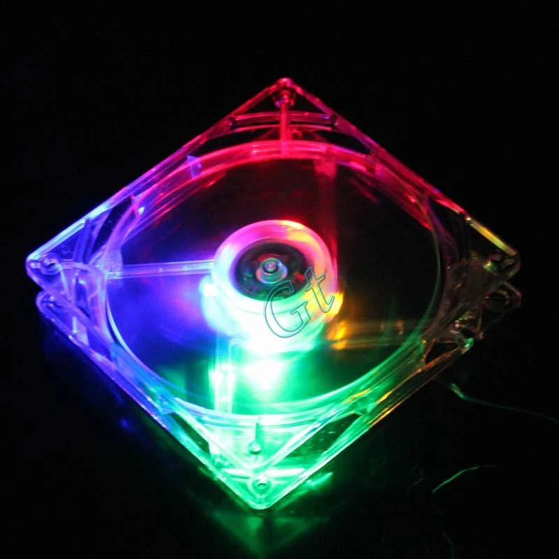 

GDT transparent Color Case fan LED Light Fan 12V 4Pin 12cm 120mm 120x120x25mm