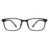 Lunettes TR90 en plastique pour hommes et femmes, montures ovales rectangulaires, monture complète, monture de Prescription, lentilles pour la lecture de la myopie ► Photo 2/5